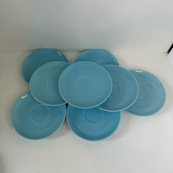Vintage Salem, North Star, Atomic Starburst, 1 luncheon plate and 8 saucers - Picture 11 of 15